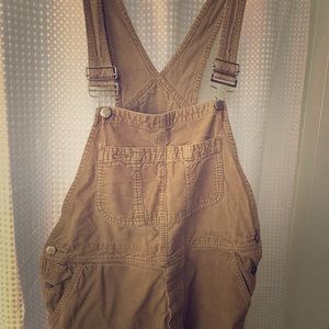 Abercrombie & Fitch corduroy overalls